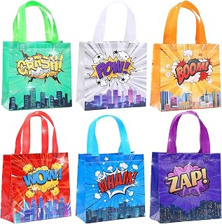 Roaring Good Time Hero Party Favor Goodie Bags12 PCS Hero Party Favors Bags