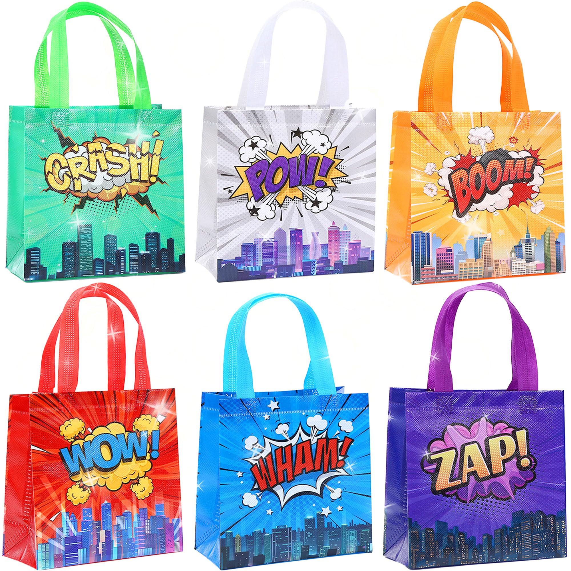 Hero Birthday Decoration Favor Bags Boxes Party Candy Bags
