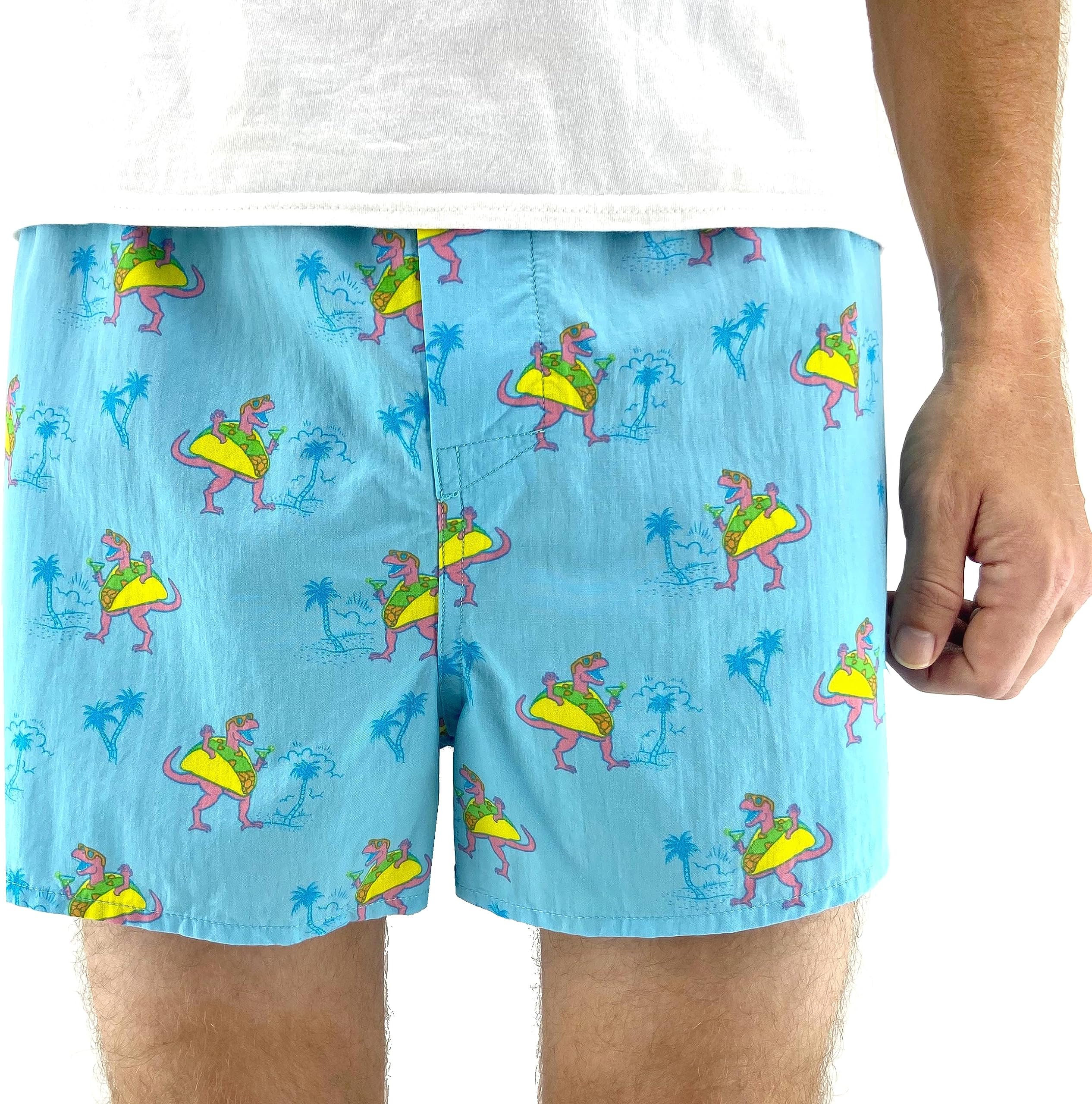 funny dino shorts
