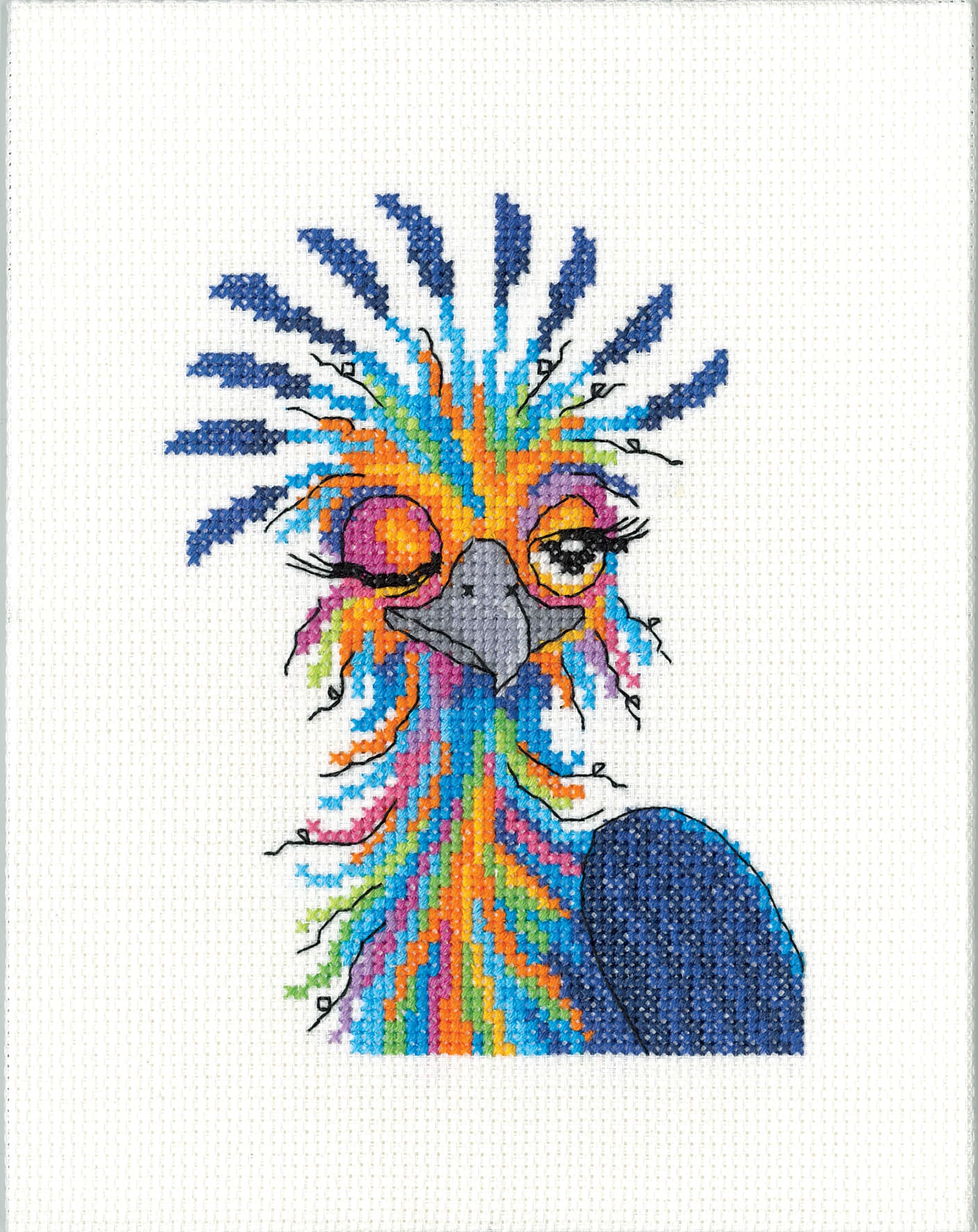 Heritage Crafts N/A Cross Stitch Kit - Party Aimals - Carival Quee By Michael Learer - 14 Cout Aid