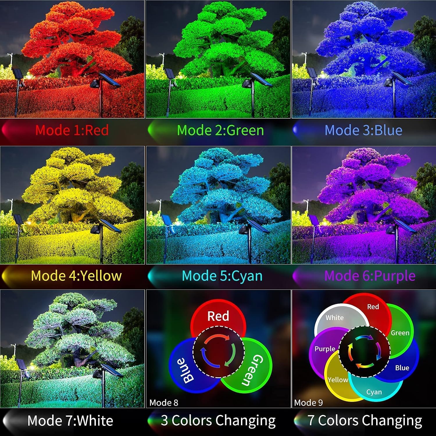 Best Deal Product JSOT Solar Lights Outdoor, Color Changing Solar Spot Lights Outdoor, IP65 Waterproof Landscape Spotlight for Garden Yard Pathway Driveway Walkway Backyard Decorations RGB Lighting, 4 Pack One-Day Sale: Up to 40% Off JSOT Solar Lights Outdoor, Color Changing Solar Spot Lights Outdoor, IP65 Waterproof Landscape Spotlight for Garden Yard Pathway Driveway Walkway Backyard Decorations RGB Lighting, 4 Pack