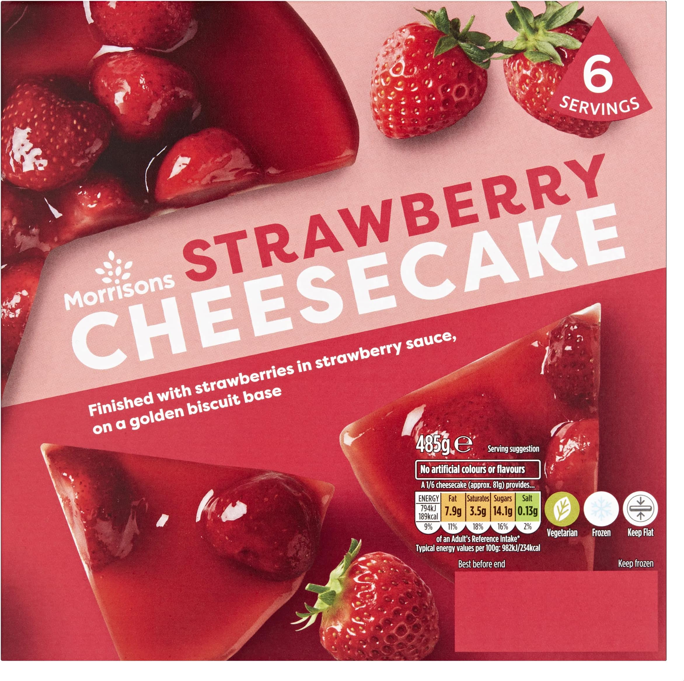 Strawberry Cheesecake, 485g (Frozen)