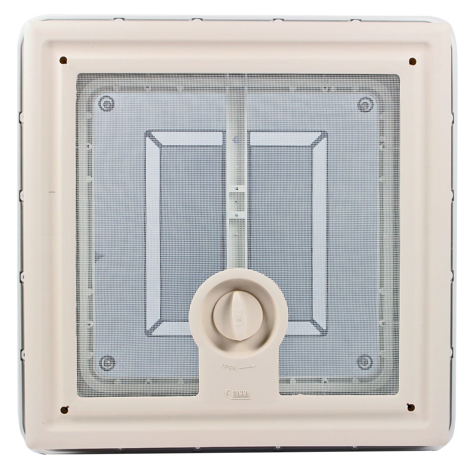 Soffione per lucernario, 40 x 40 cm, trasparente, con sigillante per roulotte e camper
