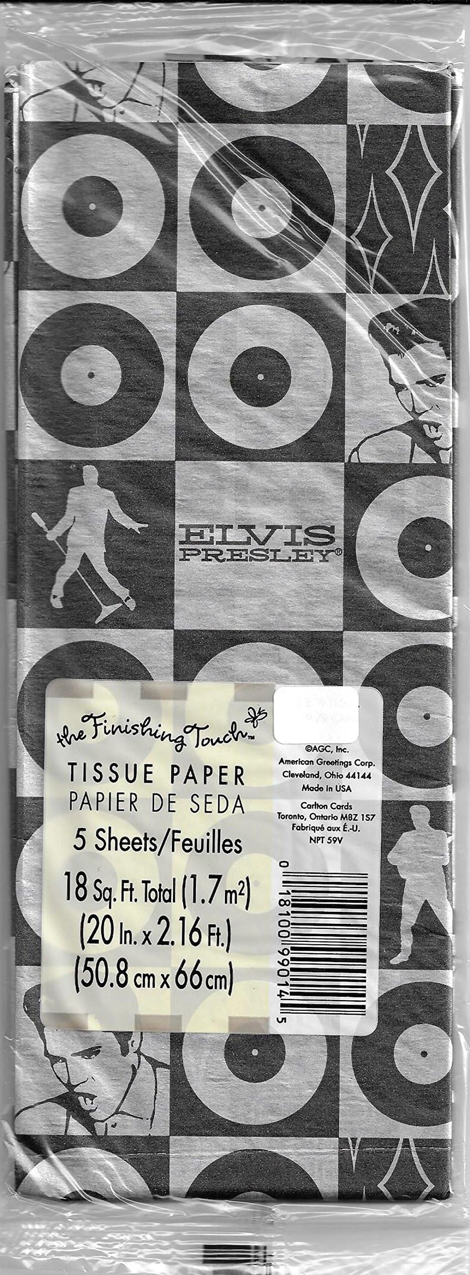Elvis Presley Print Tissue Paper - 5 Sheets