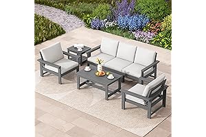 SERWALL Patio Coversation Set-Telescope Patio Furniture