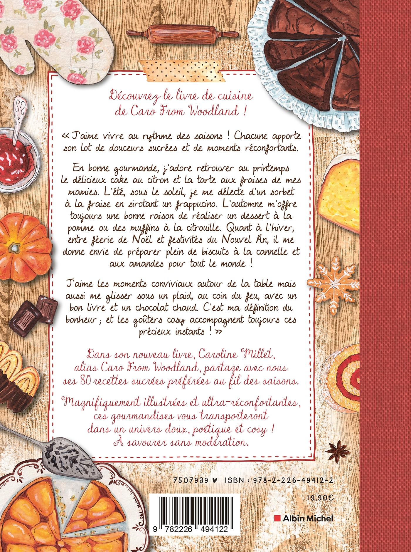 Mes petites douceurs cosy des 4 saisons: Mes 80 recettes gourmandes et réconfortantes pour toute l'année !