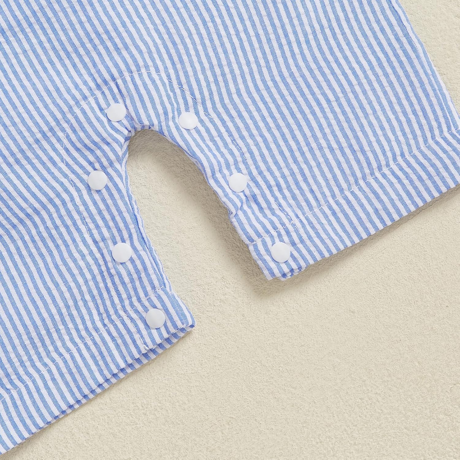 SAYOO Baby Boy 1st Birthday Outfit One Letter Embroidery Sleeveless Romper Jumpsuit Photoshoot Overalls Cake Smash Outfits - Image 8