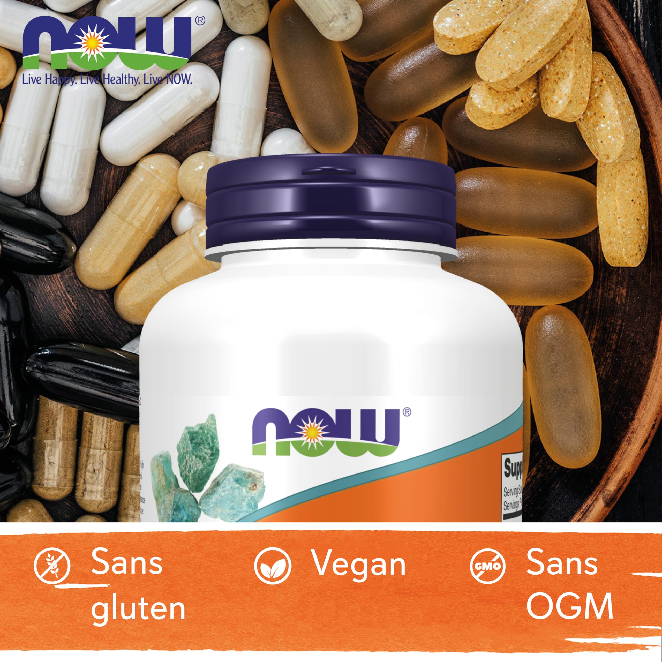 Now Foods, Potassium Citrate (Citrate de Potassium), 340g de Poudre végétalienne, Testé en Laboratoire, Minéraux, Potassium, Sans Gluten, Sans Soja, Végétarien