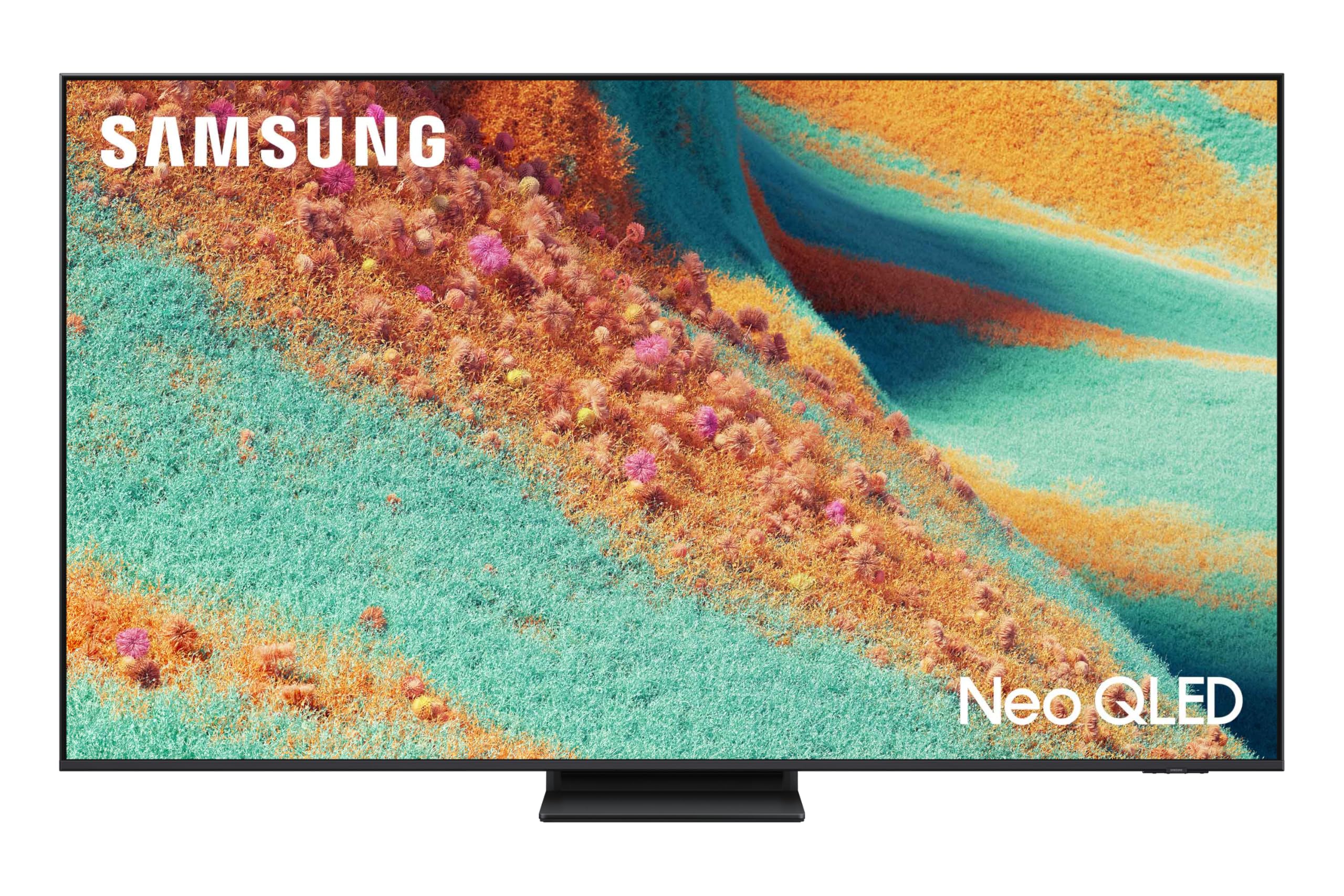 تلفزيون سامسونج 65 بوصة بتقنية Neo QLED، QN85F، 4K، Mini LED، معالج NQ4 AI الجيل الثاني، تقنية Quantum Matrix Plus، Dolby Atmos، Neo Quantum HDR+، تلفزيون سامسونج الذكي Vision AI، QA65QN85FAUXZN (2025