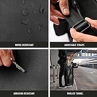 Vista 1 de Kenneth Cole REACTION Parker 16" Polyester Tech Covertible Backpack/Briefcase, Black