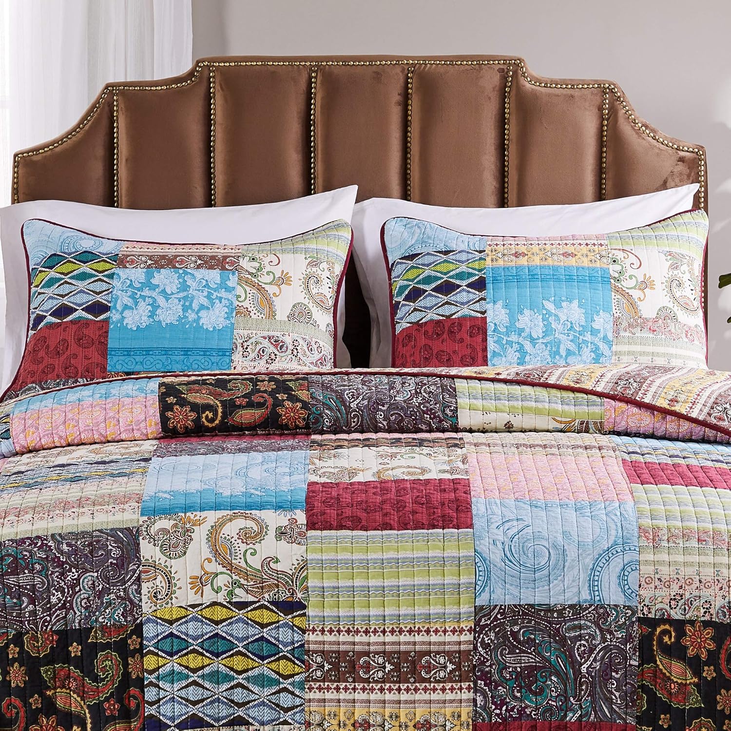 Greenland Home Bohemian Dream Pillow Sham, Standard, Multicolored