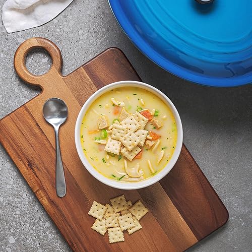 Miniatura 8 de Premium Paquete variado de galletas saladas, 2 mini y 2 galletas de sopa y ostras, aperitivos para el almuerzo, aperitivos a granel, 4 paquetes