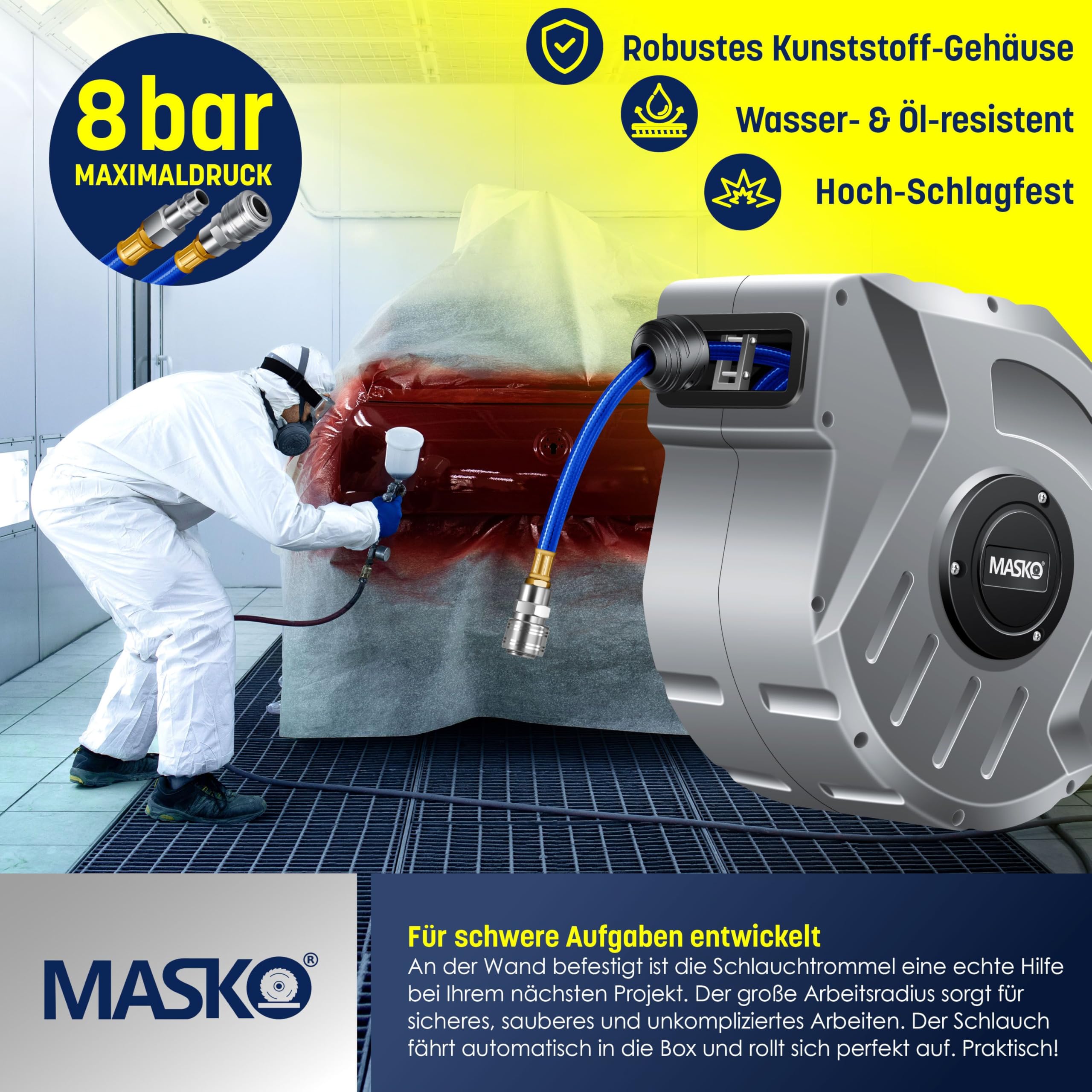 Gude automatische slanghaspel 15m1 | Morgen in huis