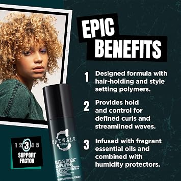 Catwalk by TIGI Curls Rock Amplifier, Hair Styling Cream, 150ml
