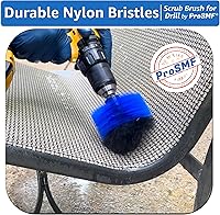 Vista 4 de Juego de accesorios para cepillos de taladro, cepillo para taladro, cepillo de taladro, limpiador eléctrico, marino, barco, revestimiento