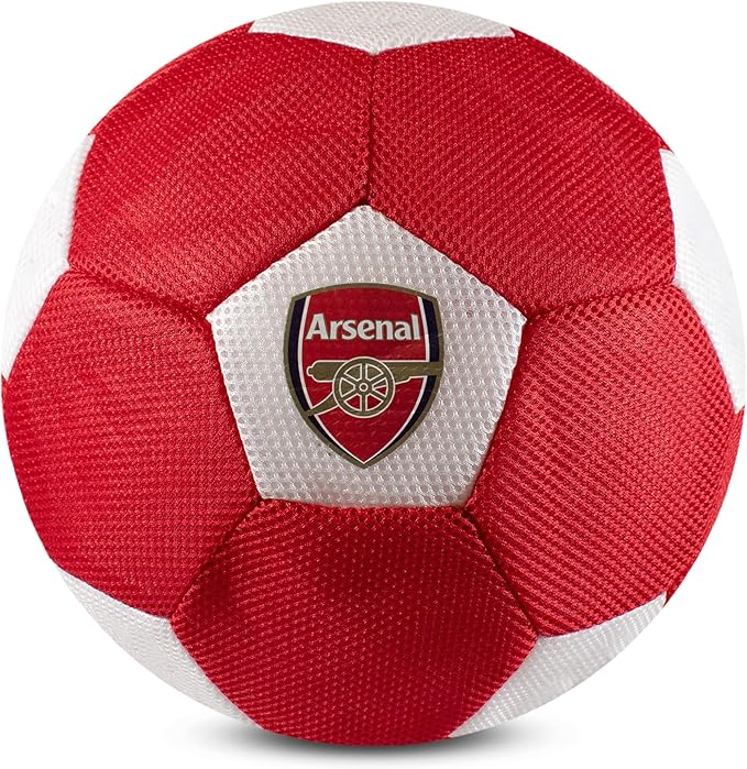 Hy-Pro Balón de fútbol con Licencia Oficial del Arsenal - Bola Gigante de Malla de 35,56 cm para fútbol y Juegos Multideporte en Interiores y Exteriores - Pelota Suave y Divertida con Logotipo y en oferta en Amazon