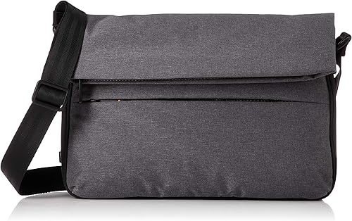 Amazon エースジーン ショルダーバッグ フェクロス 軽量 10インチタブレット対応 グレー ショルダーバッグ