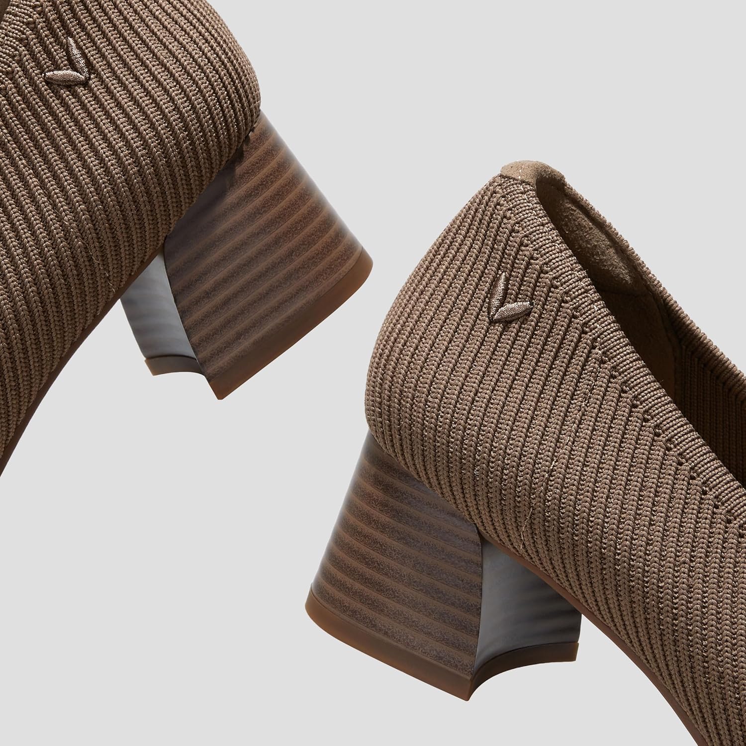 VIVAIA Women's Pumps Melody pro Square Toe Chunky Heels Slip on Dressy Heels for Women Classic 1.77" Mid High Pumps Shoes