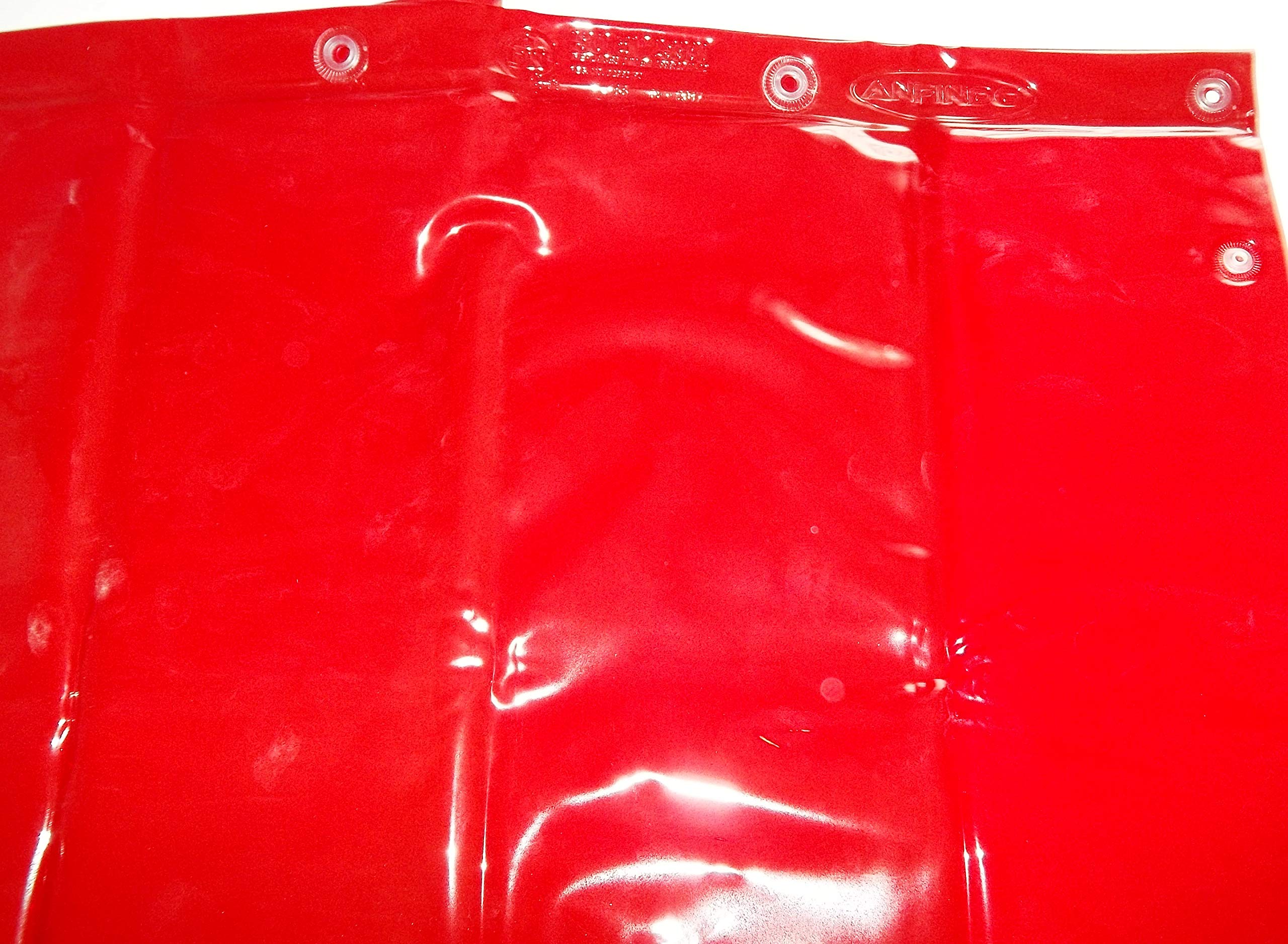 Schweissvorhang rot-orange 1800x1400mm nach DIN EN ISO25980