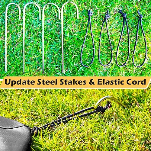 Miniatura 3 de Dimples Excel Red de fútbol para niños para patio trasero, 7 x 5 pies, 5 x 3.6 pies, 4 x 3 pies, 3 x 2.2 pies