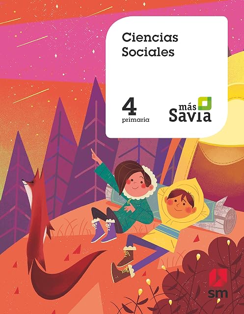 Portada de Sociales 4º Educacion Primaria Proyecto Mas Savia Ed 2019 Cast