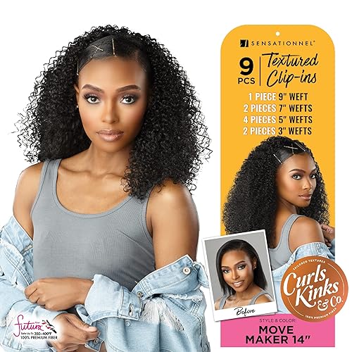 Miniatura 2 de Sensationnel Curls Kinks & Co Clip-In Move Maker 14 in (2)