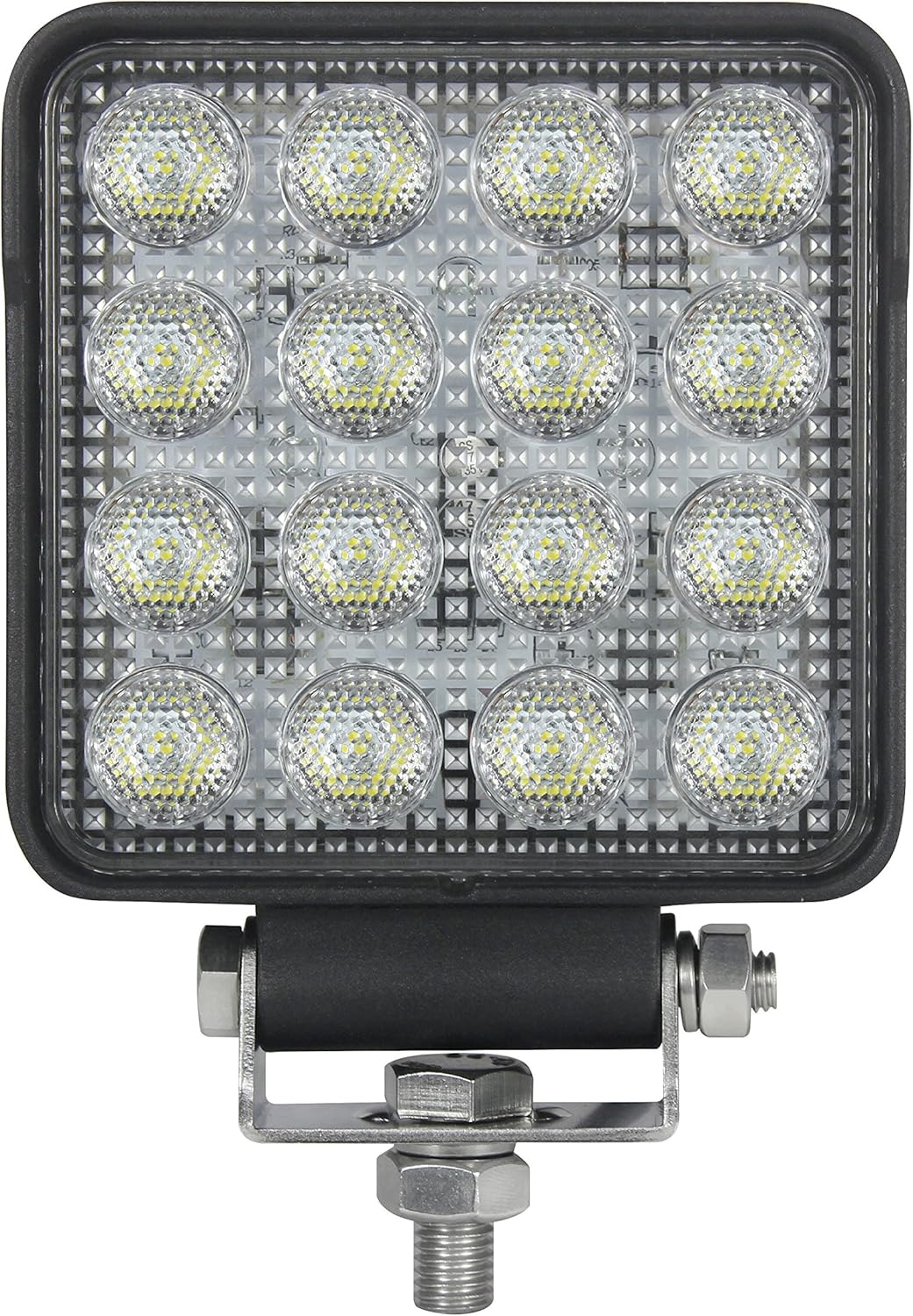 HELLA 357106012 ValueFit 4 Square 2.0 LED Long Range Worklight, Multi