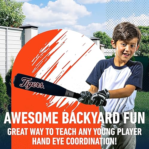 Miniatura 172 de Franklin Sports MLB Bate de béisbol de espuma jumbo + juegos de pelotas, bates de béisbol de espuma de gran tamaño para niños + pelotas de béisbol