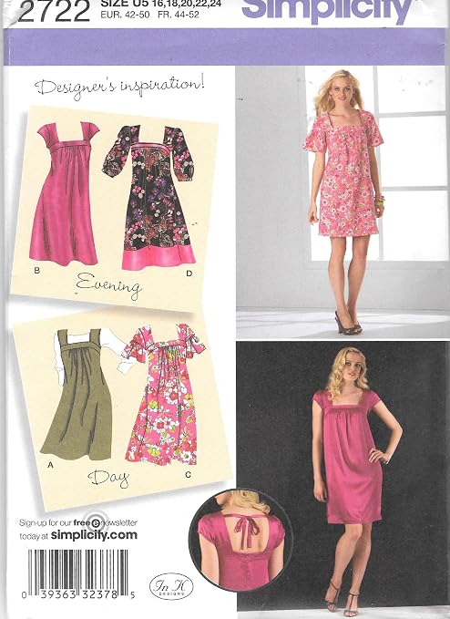 Dress or Jumper Sewing Pattern 