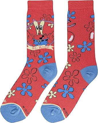 Cool Socks - Baby Krab SpongeBob Nickelodeon Retro Crew Socks, Size Medium