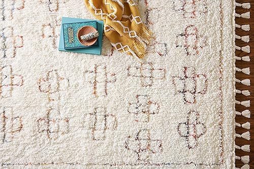 Miniatura 8 de Justina Blakeney x Loloi Ronnie Collection RON-05 - Alfombra decorativa color marfilatardecer de 2 pies 2 pulgadas x 3 pies 9 pulgadas