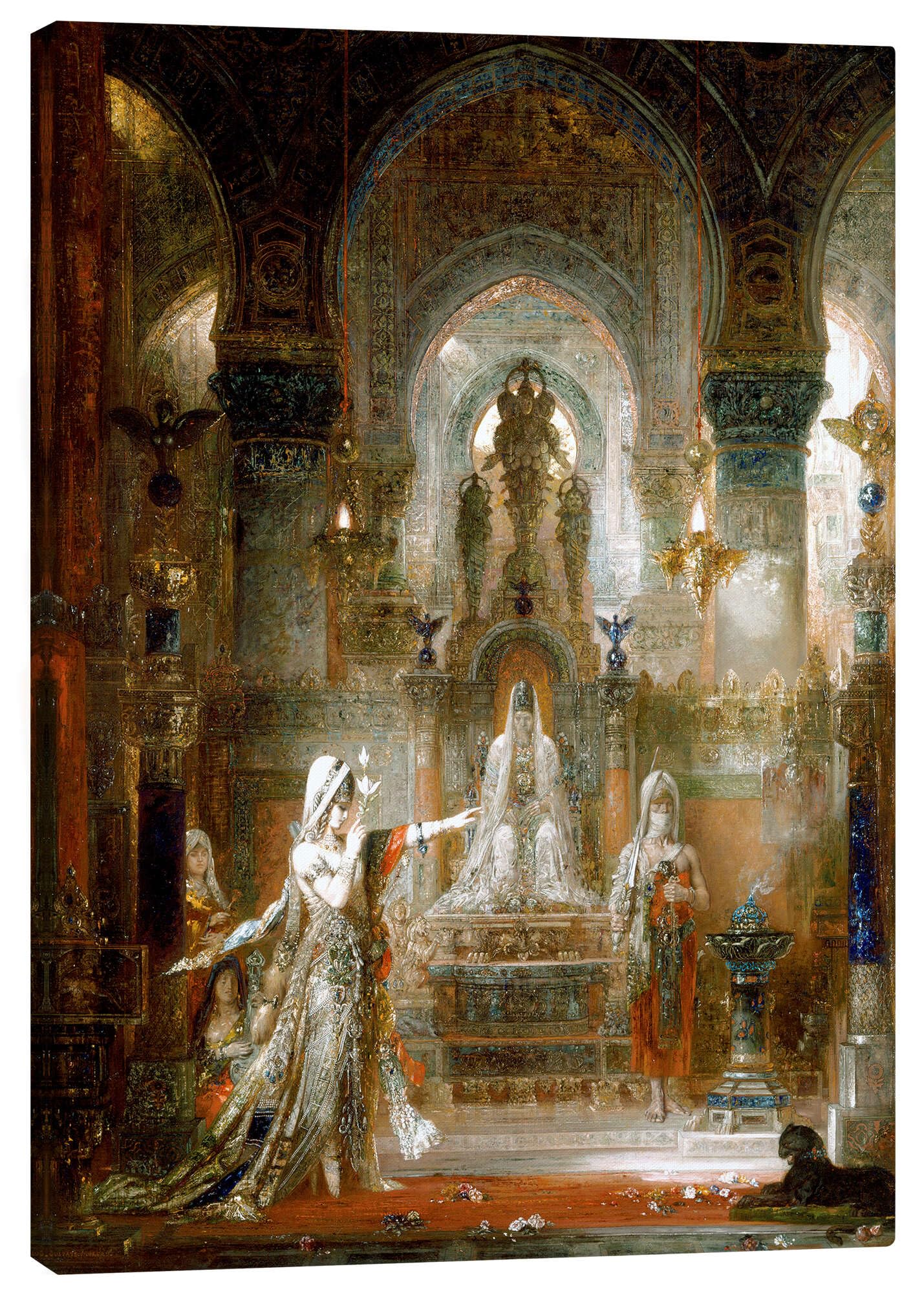 Salome dancing before Herod Obraz na płótnie