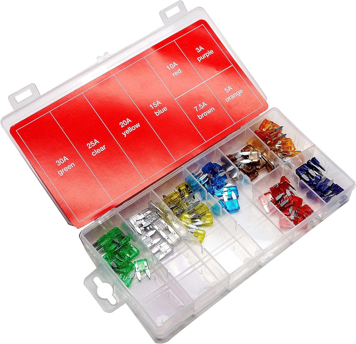 Amtech S6208 Mini Car Fuse Kit (96 Pieces) Tools