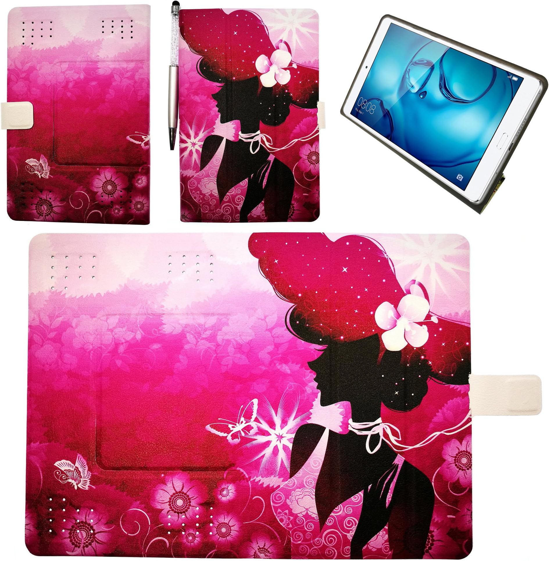 Tablet Cover Case for Samsung Sm-T365 Galaxy Tab Active Case SN