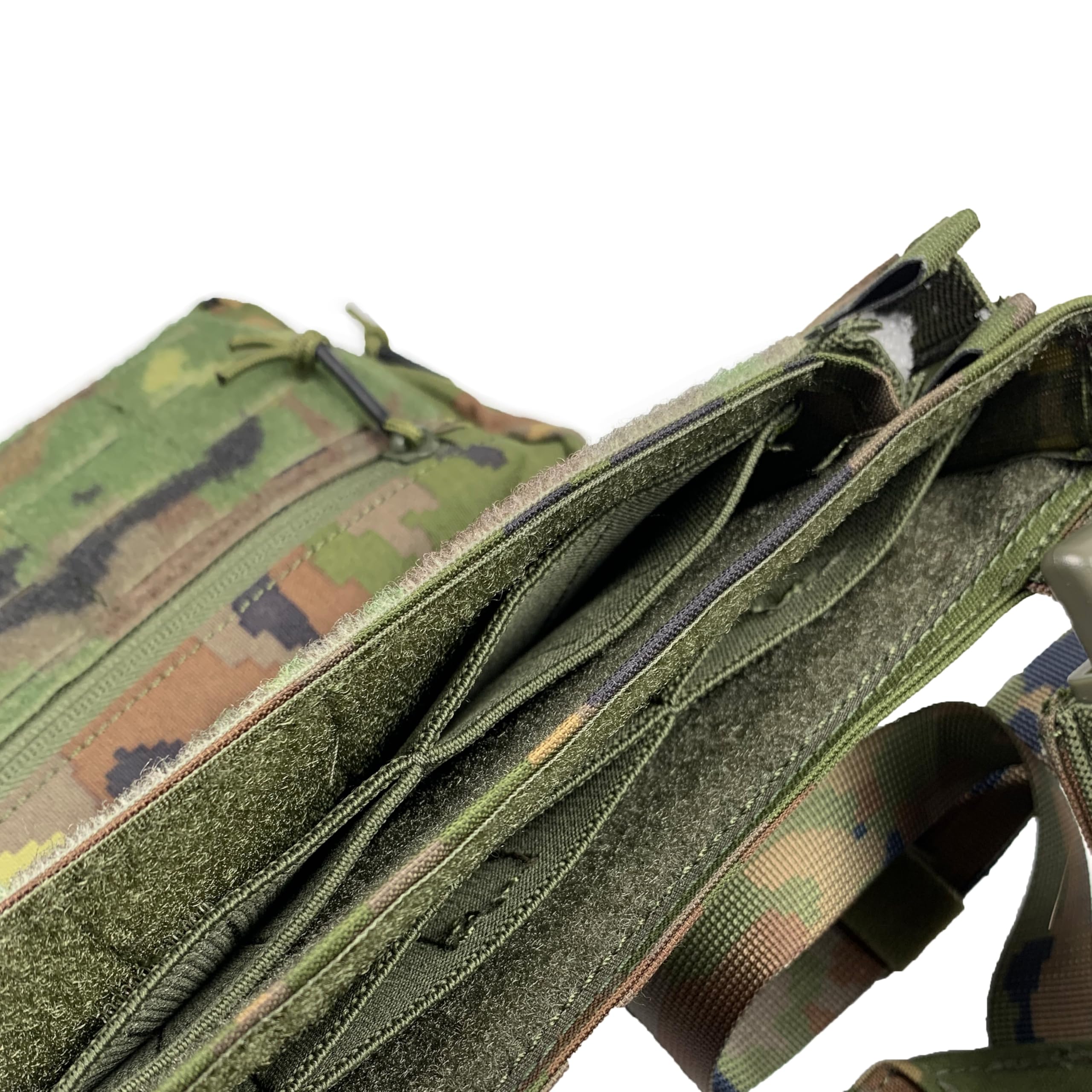 Genérico Conquer Core Chest Rig Chaleco Táctico Modular, Negro, 0,6 kg, Sistema MOLLE, pouches portacargador y pouch DDU incluido. Especial para operaciones tácticas y airsoft