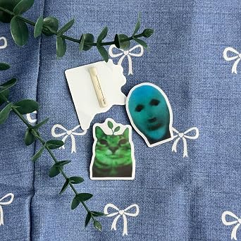 Pins for Backpacks Funny Alien Meme Cat Y2k Aesthetic Cute Hilarious Lapel Pins Broochs Clip Badges for Backpacks 5PCS