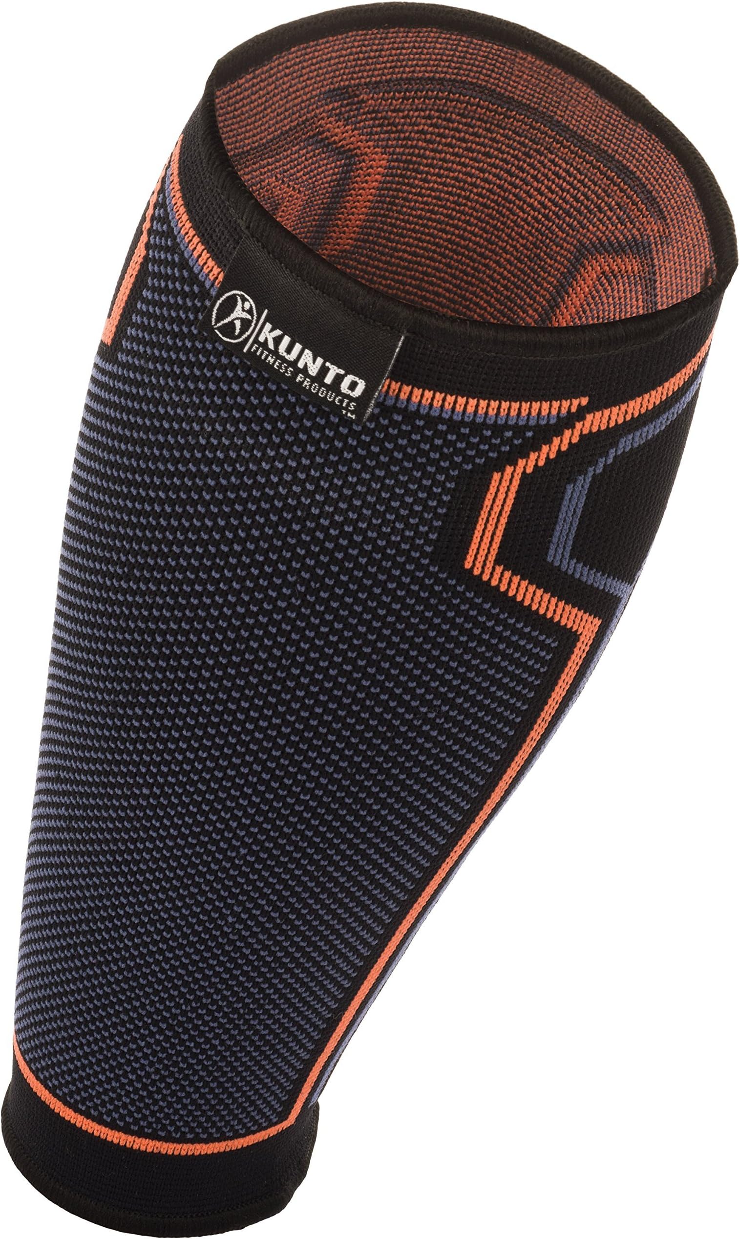 Calf Compression Sleeve by Kunto Fitness (Single Sleeve) โ Improve Blood Circulation & Reduce Leg Swelling & Shin Splint โ Superior Fit (Small)