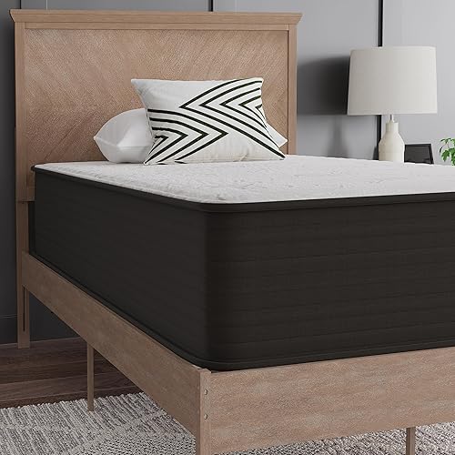 Miniatura 4 de EMMA + OLIVER Drift - Colchón híbrido de 12 pulgadas, espuma de alta densidad y resortes ensacados en una caja, espuma certificada CertiPur-US,