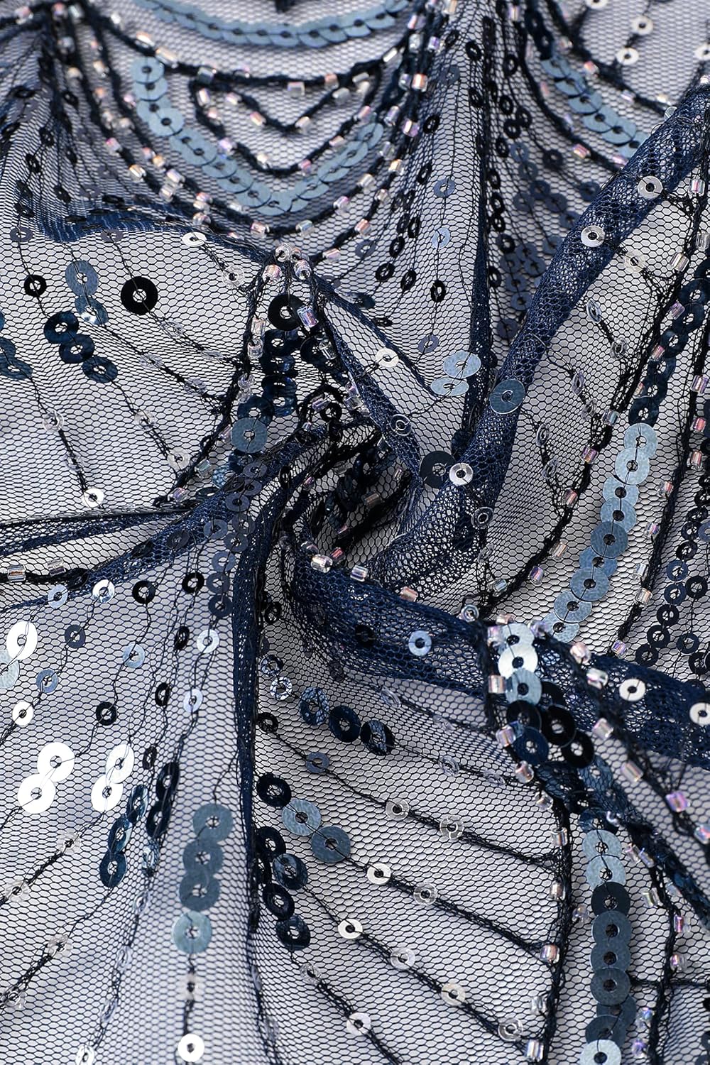 BABEYOND 1920s Shawl Wraps for Women, Sequin Beaded Shawls and Wraps for Evening Dresses Party - Image 6