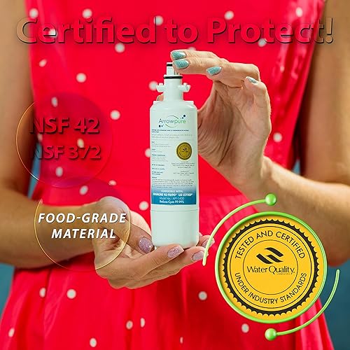 Miniatura 5 de APF-1400 se adapta al filtro de agua para refrigerador LG LT700P, ADQ36006101, Kenmore 9690, 46-9690, RWF1200A, RFC1200A, FML-3, LFX25991ST, paquete