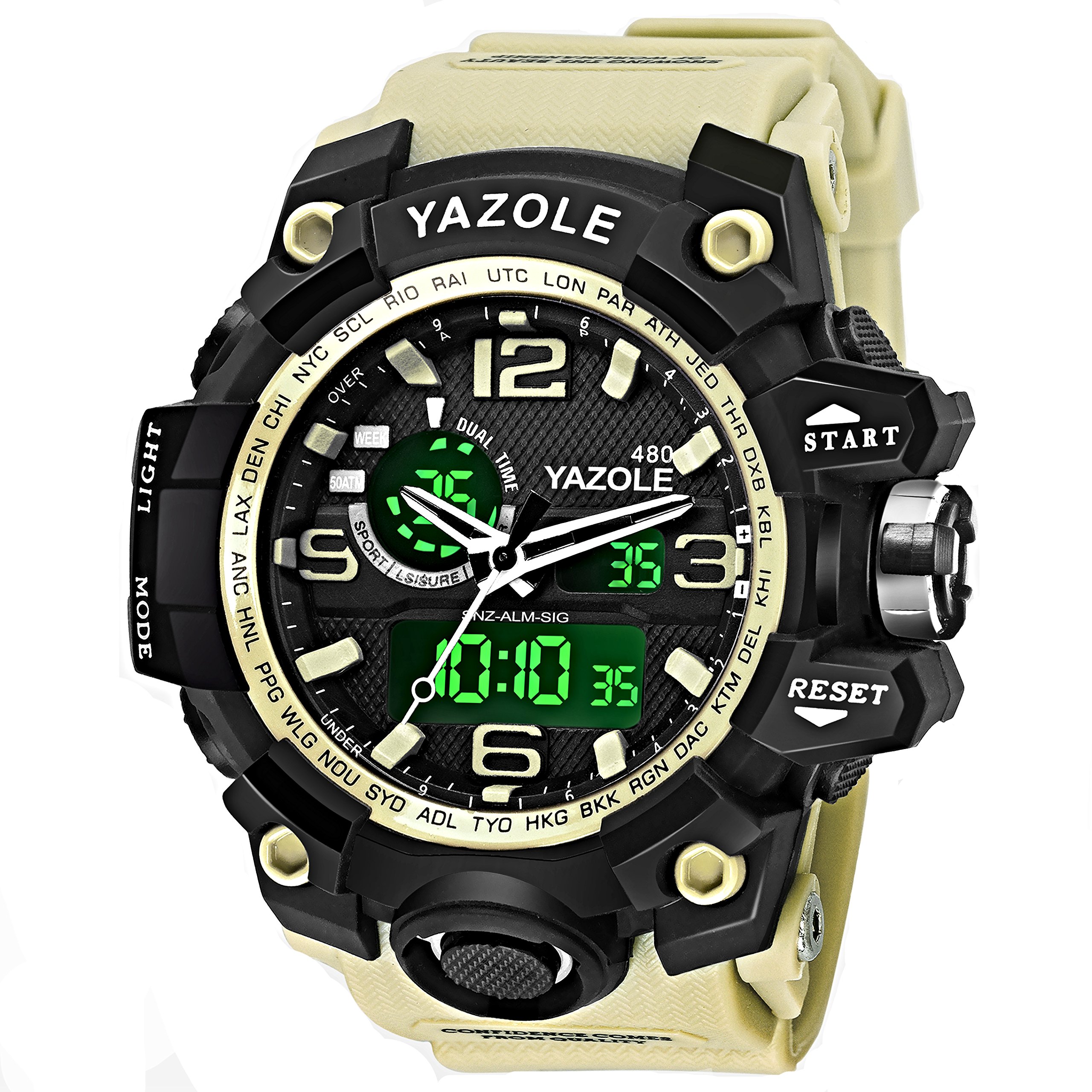 Spiffy Yazole Analogue Digital Sports Watch for Men | Sports Watch (B09XK1PB2N) Amazon Price History, Amazon Price Tracker
