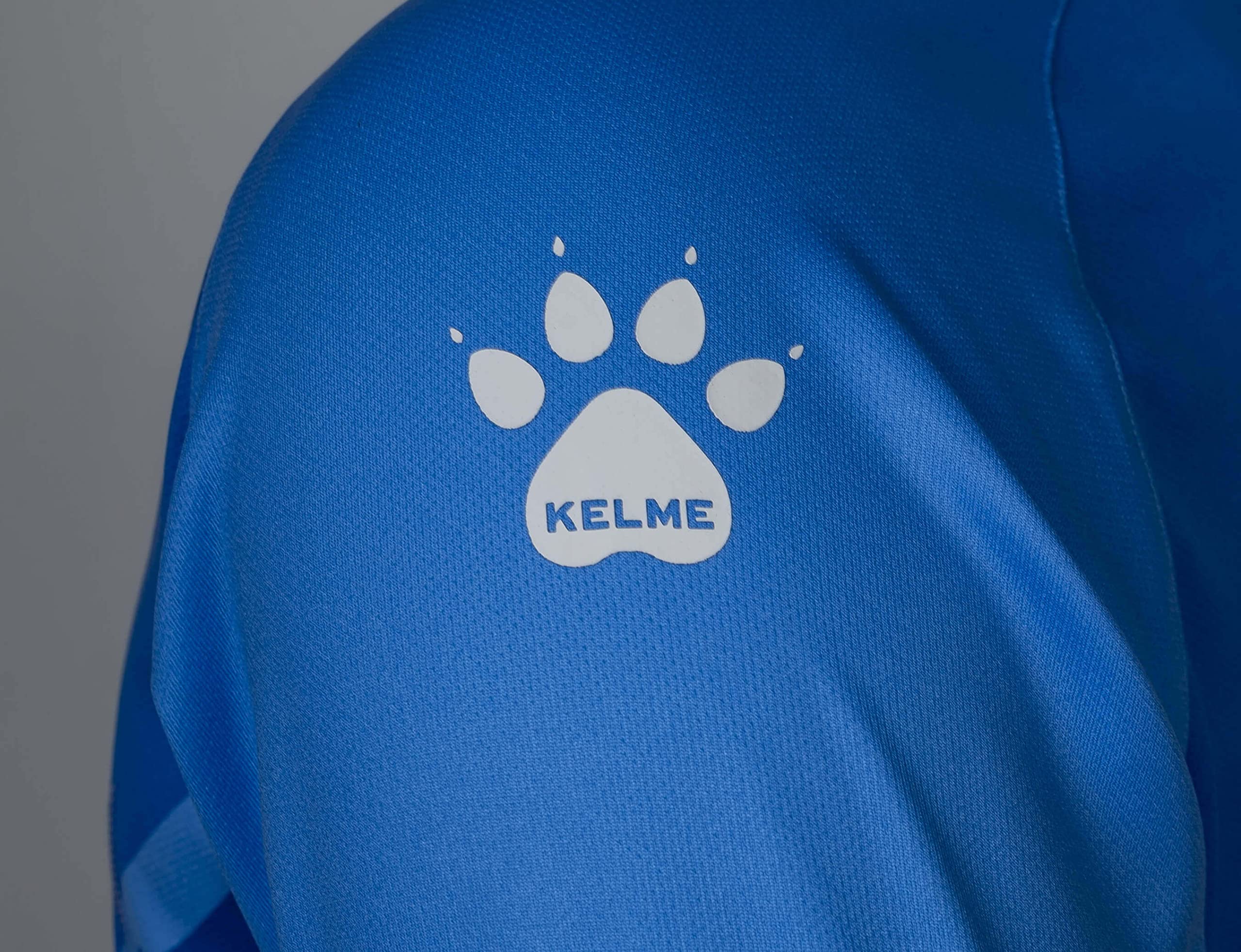 KELME Ensemble de gardien de but professionnel – Maillot et short rembourrés – Tailles adultes et enfants, Bleu (pas de chaussettes)., Taille XS
