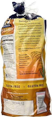 Quaker, Rice Cakes, Caramel, 6.5oz Bag (Pack of 4)
