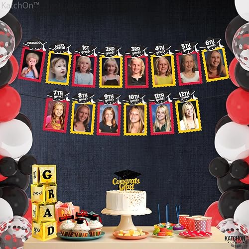 Vista 62 de KatchOn, Cartel de fotos de graduación verde 2025 – grande, 10 pies, pancarta de graduación 2025 Decoraciones de fiesta de graduación 2025