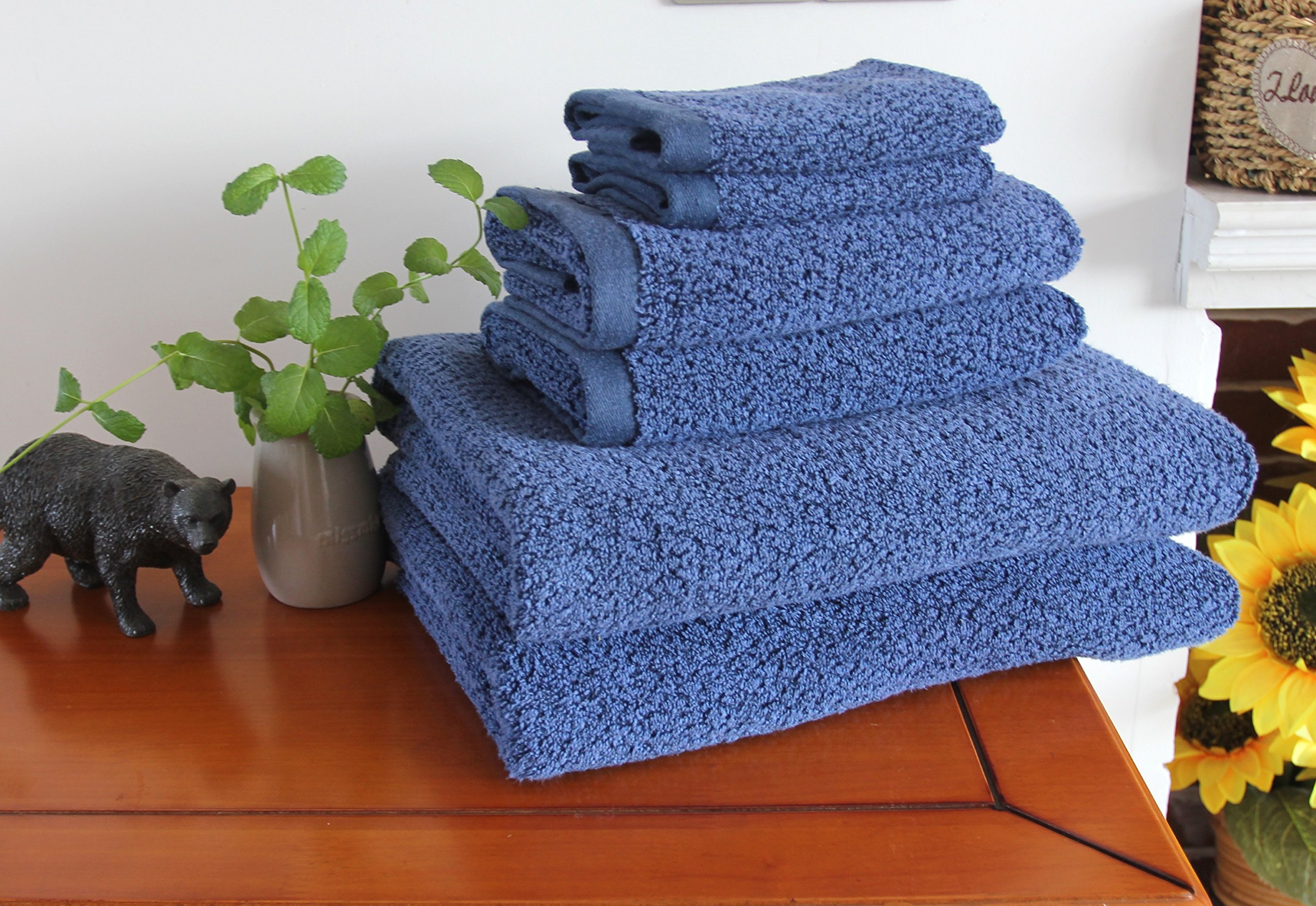 Everplush Diamond Jacquard - Juego De Toallas De Baño De 6