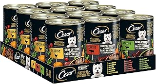 Cesar Natural Goodness in Loaf 12 x 400 g Cans, Adult Premium Wet Dog Food, Mixed Selection, Non Applicable product image