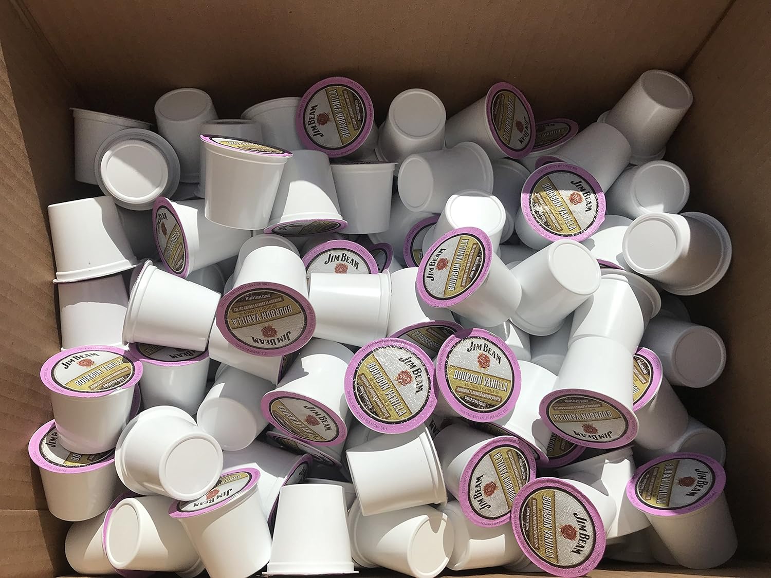 Jim Beam Bourbon Vanilla Flavored Single Serve Coffee, 200 Cups