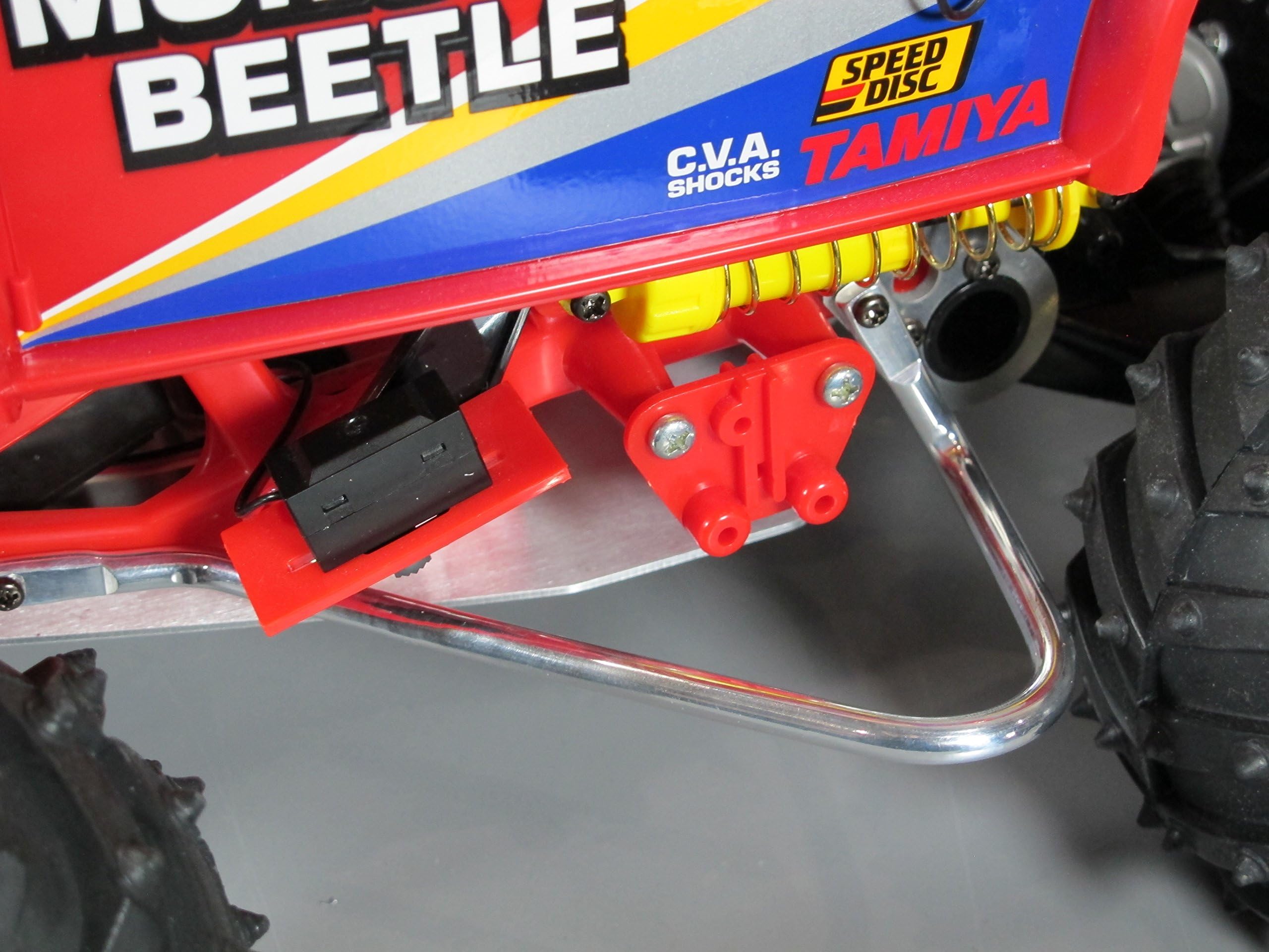 Rctruckfactory Pair Aluminum Side Step Rail Guard Tamiya RC 1/10 Frog, Subaru Brat, Monster Beetle, Blackfoot, Lancia Rally, Mud Blaster