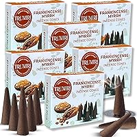 Vista 128 de TRUMIRI Copal Incense Cones - Total 20 Cone Incense - Dual Pack of 10 Insence Cones - Incense Cones Scented - Cone Incense Scents - Insense Cones
