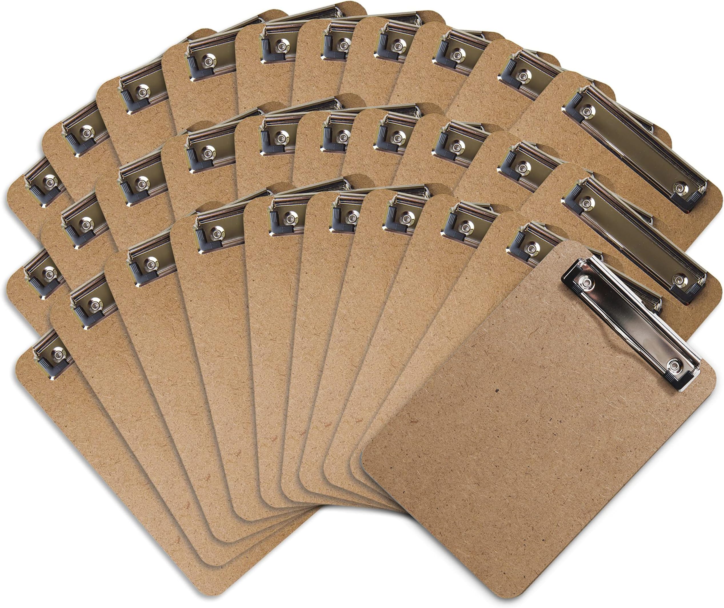 Trade Quest Memo Size 6'' x 9'' Clipboard Low Profile Clip
